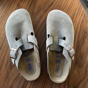 Birkenstock Boston clog taupe